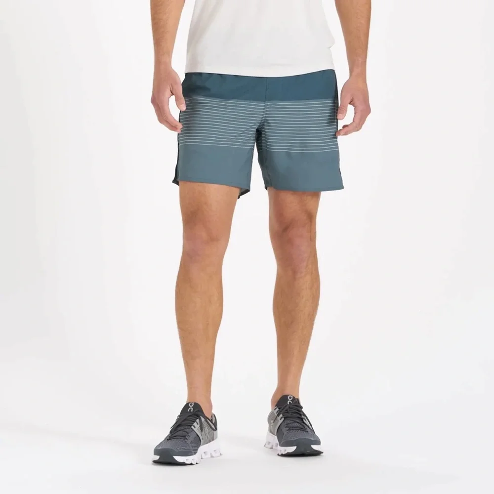 NWT 💥 LAST ONE - S | Vuori / Trail Short - Beryl Stripe - Picture 3 of 14